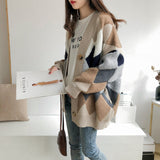 Korean Version Of The Small Fragrant Style Shoulder Sleeve Sweater Women's 2025 Autumn And Winter Women's Striped Single Buckle Knitted Open Shirt Jacket HZ0108