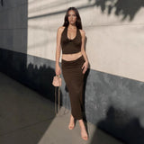 In The Autumn Of 2025, The New Women's Hottie Is Tied To The Long-Sleeved Trousers Solid Color Repair Two Sets. HZ0108
