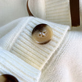 Korean Version Of The Bear Sweater Cardigan Women's Coat 2025 Autumn And Winter New Wear Rope Lazy Pocket Knitting Outside The Coat HZ0108