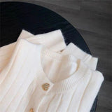 Peach Heart Buckle Soft Knitted Cardigan Women 2025 New Spring And Autumn And Winter Loose Outer Sweater Coat Gentle Wind Top HZ0108