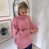 Autumn New Color Line Dress Female Senior Sense Of The Ass Long Sleeve Temperament Elegant Knitted Dress Woman HZ0108