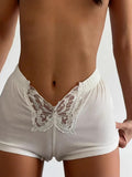 Spring/Summer 2025 New Butterfly Lace Suspension Set With Thin High Waist Shorts Spice Girl HZ0108