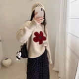 Korean Version Of The Small Fragrant Style Shoulder Sleeve Sweater Women's 2025 Autumn And Winter Women's Striped Single Buckle Knitted Open Shirt Jacket HZ0108