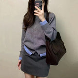 Design Sense Of The Color Collar Knitted Cardigan 2025 Spring And Autumn French Style Color Show Thin Women's Clothing Two HZ0108