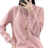 Knitted Cardigan Women's Autumn Dress 2025 New Loose Korean Version Of The Women's Sweater Jacket Short Languid Hoodie HZ0108