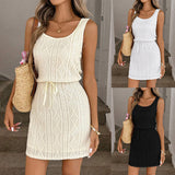 2025 Tiktok Casual Pit Strips Knitted Loose V-Neck Short-Sleeved T-Shirt HZ0108