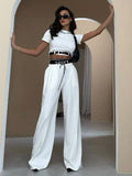 Women's Spring High-End Sleeves Trousers Two Sets Of Fashion Sports Suit Women HZ0108