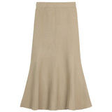 Height Waist Fishtail Skirt Women Autumn And Winter Korean Version 2025 New Thin Long Knitted Temperament A-Word Half-Body Skirt HZ0108