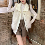 Sweater Vest Women 2025 New Autumn And Winter Dress Wearing Temperament Cardigan Shoulder Coat Soft ãý™“ˮõõÈÞ Horse Clip HZ0108