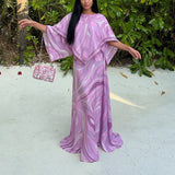 2026 Spring New Women's Fashion Casual Casual Color Print Loose Dress Set Two Sets HZ0108